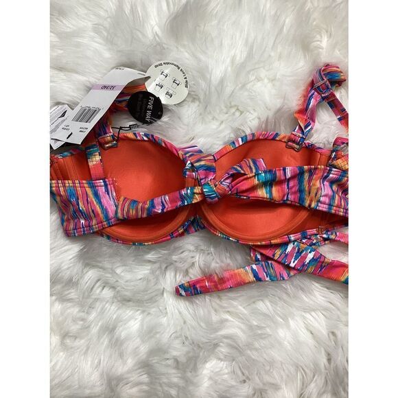 COCO REEF FIVE WAY BRA SIZED UNDERWIRE BIKINI TOP. 32/34D - Picture 14 of 16